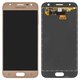 Дисплей для Samsung J330 Galaxy J3 (2017), золотистый, без рамки, Original, сервисная упаковка, #GH96-10990A
