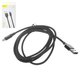 USB кабель Baseus Yiven, USB тип-A, micro-USB тип-B, 150 см, 2 A, чорний, #CAMYW-B01