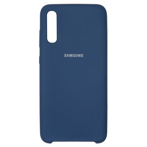 Чехол для Samsung A705 Galaxy A70, черный, синий, Original Soft Case, силикон, dark blue 08 