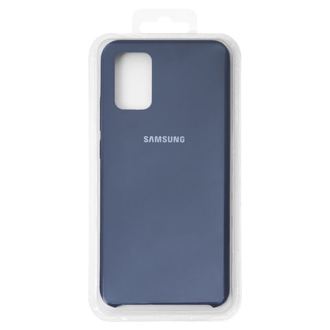 Чохол для Samsung A025F DS Galaxy A02s, чорний, синій, Original Soft Case, силікон, dark blue 08 