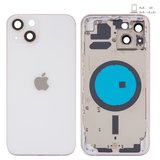 Корпус для iPhone 13, белый, с держателем SIM-карты, с боковыми кнопками, starlight