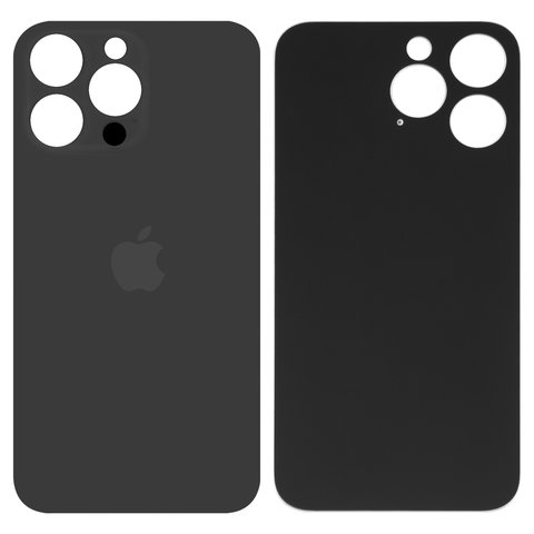 Задняя панель корпуса для iPhone 14 Pro Max, черная, не нужно снимать стекло камеры, big hole