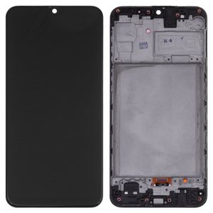 Дисплей для Samsung M315 Galaxy M31, M315F DS Galaxy M31, чорний, з рамкою, High Copy, OLED 