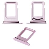 Тримач SIM-карти для iPhone 15, iPhone 15 Plus, рожевий, dual sim