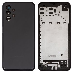 Корпус для Samsung A135 Galaxy A13, чорний
