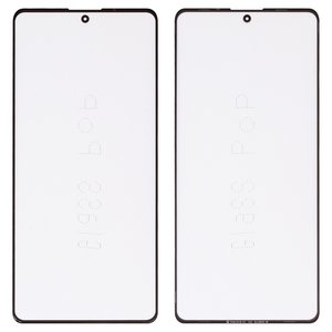 Стекло корпуса G+OCA PRO для Xiaomi Poco M6 Pro 4G, Redmi Note 13 Pro 4G, с OCA пленкой, черное