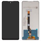 Дисплей для Tecno Spark 20 Pro (KJ6); Infinix Hot 40 (X6836), Hot 40 Pro (X6837), черный, без рамки, Оригинал (переклеено стекло), TXDI680QBQPX