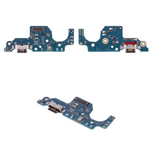 Шлейф для Motorola Moto G24, Moto G24 Power, конектора зарядки, з мікрофоном, High Copy, плата зарядки