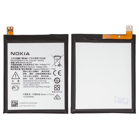 Акумулятор HE336 для Nokia 3.1, Li ion, 3,85 B, 2990 мАг, Original PRC 