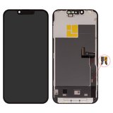 Дисплей для iPhone 13 Pro, черный, с рамкой, High Copy, без микросхемы, (OLED), DD-OLED soft, 120Hz