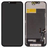 Дисплей для iPhone 13, черный, с рамкой, Copy, (TFT), ZY, LTPS FHD
