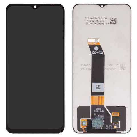Дисплей для Xiaomi Poco M4 5G, Poco M5 4G, Redmi 10 5G, Redmi Note 11E, чорний, без рамки, High Copy