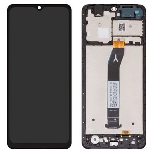 Дисплей для Xiaomi Redmi A3, Redmi A3x, черный, с рамкой, High Copy, 23129RN51X, 23129RN51H
