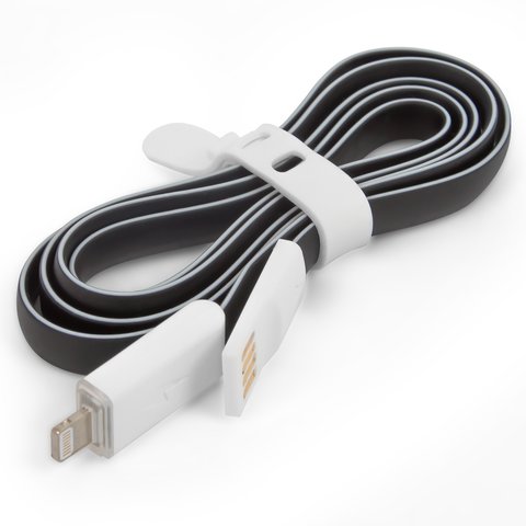 USB Cable, Lightning, black 