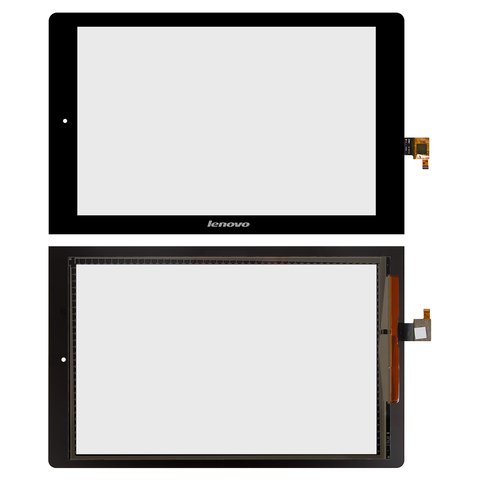 Cristal táctil puede usarse con Lenovo B8080 Yoga Tablet 10 HD Plus, negro