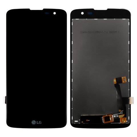LCD compatible with LG K7 X210, K7 X210DS, black, without frame 