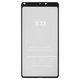 Tempered Glass Screen Protector All Spares compatible with Xiaomi Mi Mix 2, (5D Full Glue, black, the layer of glue is applied to the entire surface of the glass)
