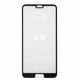 Tempered Glass Screen Protector All Spares compatible with Huawei P20 Pro, (5D Full Glue, black, the layer of glue is applied to the entire surface of the glass)