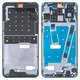 Housing Middle Part compatible with Huawei P30 Lite, (dark blue, LCD binding frame)