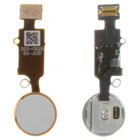 Cable flex puede usarse con iPhone 7, iPhone 7 Plus, iPhone 8, iPhone 8 Plus, iPhone SE 2020, de botón HOME, dorado, sin lector de huellas dactilares sin Touch ID , con plástico, JC, 6th gen