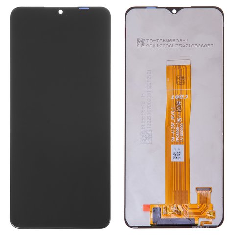 LCD compatible with Samsung A125F Galaxy A12, black, without frame, original change glass  , A125F_REV0.1 FPC6509 1 