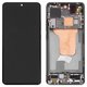 LCD compatible with Xiaomi 12, 12S, 12X, (black, with frame, Original (PRC))