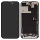LCD compatible with iPhone 14 Pro, (black, with frame, change glass)