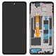 LCD compatible with Realme 13 5G, (black, with frame, Original (PRC), RMX3951, DI0672BI08)