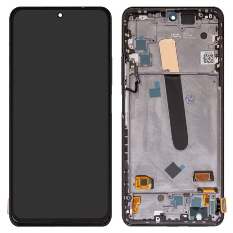 LCD compatible with Xiaomi Mi 11i, Poco F3, Redmi K40, black, with frame, High Copy, OLED  