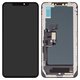 LCD compatible with iPhone XS Max, (black, with frame, AAA, (TFT), ZY, LTPS FHD)