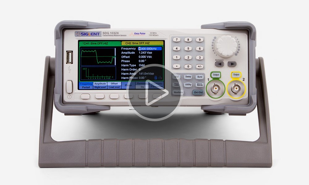 SIGLENT SDG1000X Arbitrary Waveform / Function Generators Series Video