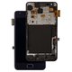 LCD compatible with Samsung I9105 Galaxy S2 Plus, (dark blue, with frame, Original (PRC))
