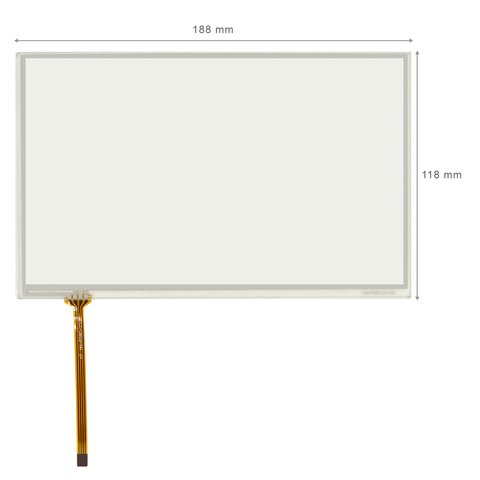 8" Resistive Touch Screen Panel Wide 