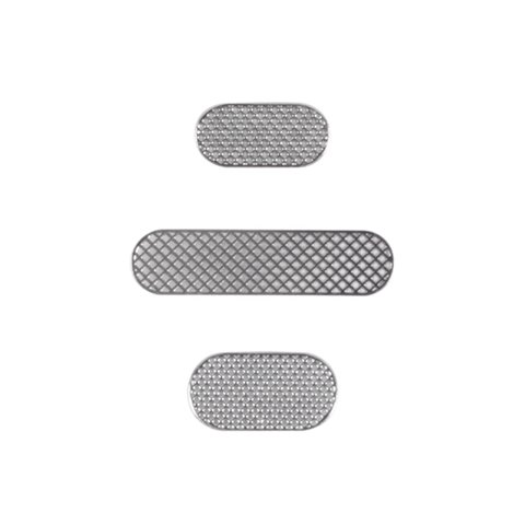 Metal Protective Filter compatible with Apple iPhone 3G, iPhone 3GS, full set, grid  