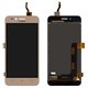 LCD compatible with Huawei Y3 II, (golden, version 3G , Logo Huawei, without frame, High Copy, LUA-U03/U23/L03/L13/L23)