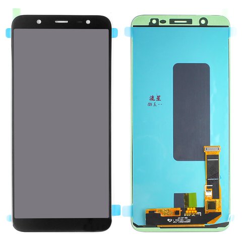 LCD compatible with Samsung J800 Galaxy J8, J810 Galaxy J8 2018 , J810 Galaxy On8 2018 , black, without logo, without frame, High Copy, OLED  