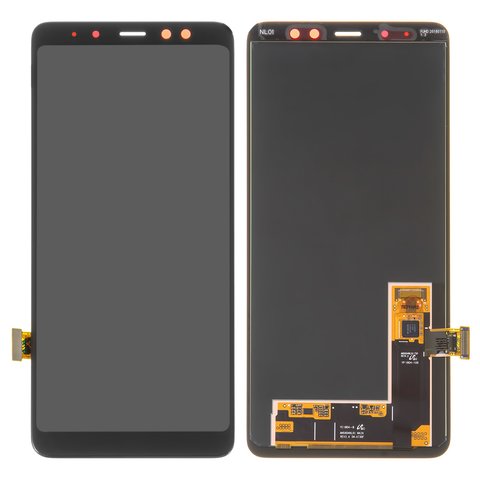 Дисплей для Samsung A730 Galaxy A8+ (2018), черный, без рамки, Original ...