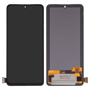 Дисплей для Xiaomi Redmi Note 10 Pro, Redmi Note 10 Pro Max, черный, без рамки, High Copy, OLED 