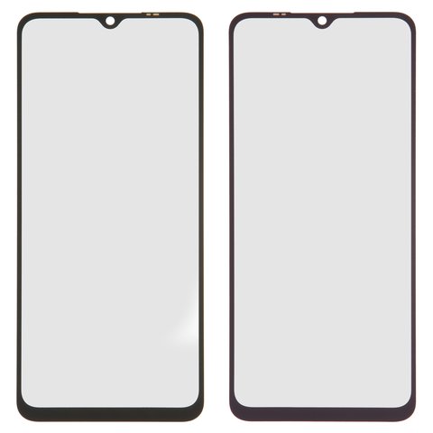 Housing Glass compatible with Xiaomi Poco C40, Redmi 10C, black 