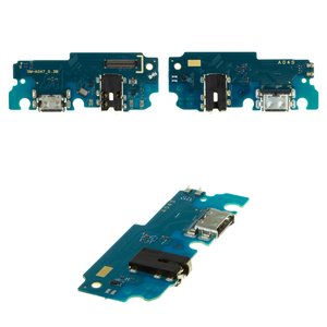 Flat Cable compatible with Samsung A047 Galaxy A04s, headphone connector, charge connector, with microphone, Original PRC , charging board 