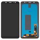 LCD compatible with Samsung A605 Dual Galaxy A6+ (2018), (black, without frame, High Copy, with wide edge, (OLED))