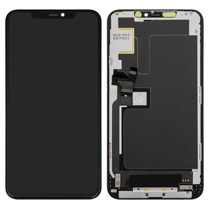 Дисплей для iPhone 11 Pro Max, черный, с рамкой, AAA, TFT , ZY LTPS FHD