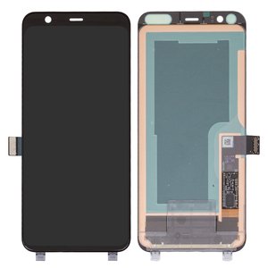 LCD compatible with Google Pixel 4, black, without frame, Original PRC  