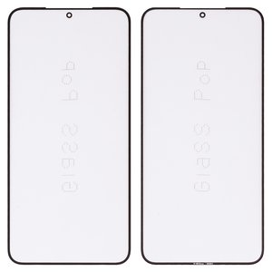 Housing Glass G+OCA PRO compatible with Samsung S926 Galaxy S24 Plus, with OCA film, black 