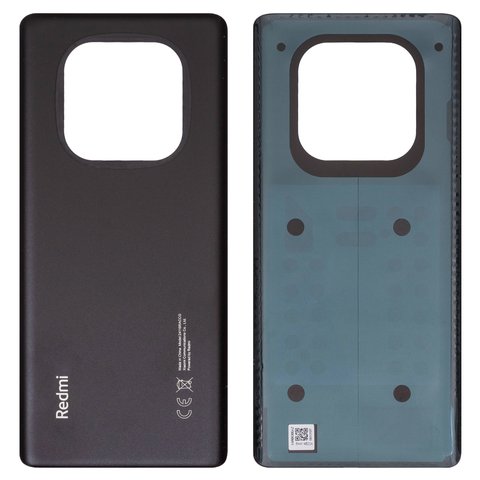 Задняя панель корпуса для Xiaomi Redmi Note 14 Pro 4G, черная, midnight black