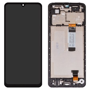 LCD compatible with Xiaomi Redmi A5 4G, black, with frame, High Copy, 167.92mm, 25028PC03G, 25028RN03A, 25028RN03I, global version 