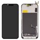 LCD compatible with iPhone 16e, (black, with frame, AAA, (TFT), ZY, LTPS HD+)