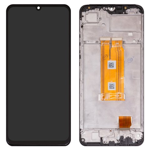 LCD compatible with Realme C61, black, with frame, High Copy, RMX3939, RMX3930 