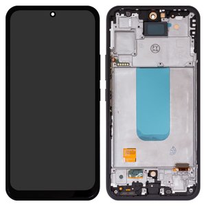 LCD compatible with Samsung A546 Galaxy A54 5G, black, with frame, Copy, TFT  