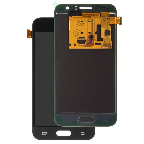 Pantalla LCD puede usarse con Samsung J120 Galaxy J1 2016 , negro, con ajuste de brillo, Best copy, sin marco, Copy, TFT 